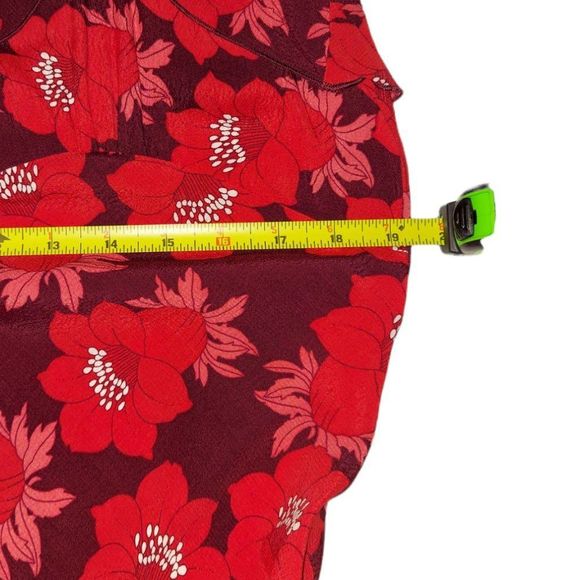 Rolla's Shelley Datura Slip Dress Raspberry Long Floral Women's Size 14/XL - Picture 4 of 5